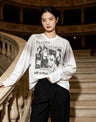 Dotlune Long Sleeve Graphic Tee — The Portrait That Turns Heads