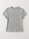 Dotlune O-Neck Slim Tee — Clean Minimalism, Maximum Versatility