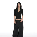 Dotlune Drop Shoulder Crop Tee — The Effortless Summer Essential