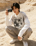 Dotlune Long Sleeve Graphic Tee — The Portrait That Turns Heads