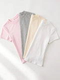 Dotlune O-Neck Slim Tee — Clean Minimalism, Maximum Versatility