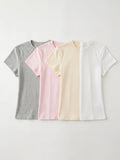 Dotlune O-Neck Slim Tee — Clean Minimalism, Maximum Versatility